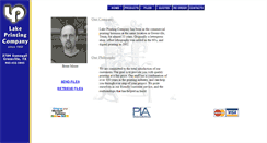 Desktop Screenshot of lake-printing.com